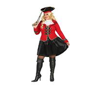 Atosa-31486 Disfraz Pirata, color rojo, XXL (31486)