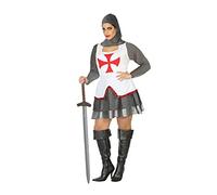 Atosa disfraz caballero cruzadas mujer adulto templario XL