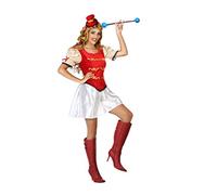 Atosa disfraz majorette mujer adulto rojo XS
