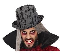 ATOSA 57326 Sombrero Halloween Unisex - Adulto, Negro/Gris