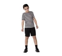 Atosa 61191 Costume Ghost Black Monsters, boy, 7-9 Years