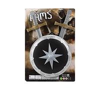 Atosa 62710 Kit Espadas con Escudo Medievales, 62 cm