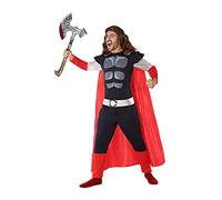 Atosa-63320 Atosa-63320-Disfraz Heroe Comic-Adulto Hombre, Color negro, XXL (63320 , color/modelo surtido