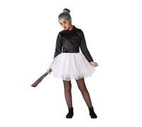 Atosa-65826 Disfraz Muñeca 7-9, color negro, 7 a 9 años (65826)