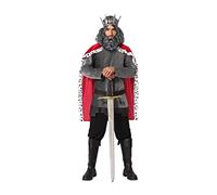 Atosa 66133 Disfraz Rey Medieval XS-S Hombre Gris