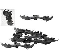 ATOSA accesorios decoración halloween murciélagos 6 unidades