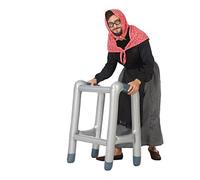 ATOSA andador hinchable gris como accesorio para disfraz de abuela