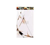 ATOSA arco indígena con flechas 63 cm para disfraz de tribu o neandertal