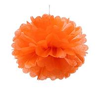 ATOSA b/cart. pompom 25cm naranja