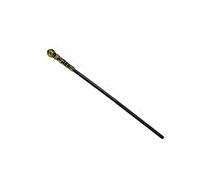 ATOSA bastón negro con bola dorada 80 cm para personaje de época