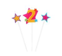 ATOSA bl. vela 13x21x1.5cm nº 2 divertido 3 u