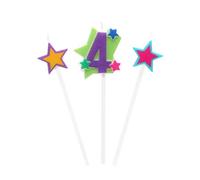 ATOSA bl. vela 13x21x1.5cm nº 4 divertido 3 u