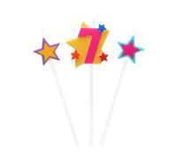 ATOSA bl. vela 13x21x1.5cm nº 7 divertido 3 u