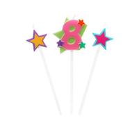 ATOSA bl. vela 13x21x1.5cm nº 8 divertido 3 u