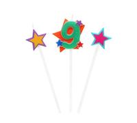 ATOSA bl. vela 13x21x1.5cm nº 9 divertido 3 u