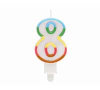 ATOSA bl. vela 3.5x9.5x1.5cm nº 8 multicolor