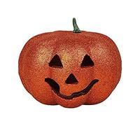 ATOSA calabaza decorativa 17 cm con luz interior naranja