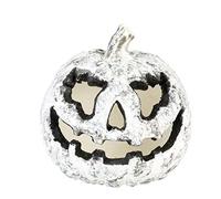 ATOSA calabaza decorativa blanca con luz interior 21 cm para halloween