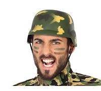 ATOSA casco rígido militar verde hombre adulto