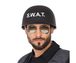 ATOSA casco rígido policia swat negro