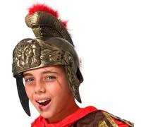 ATOSA casco romano historia dorado hombre niño