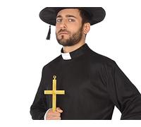 ATOSA collar con cruz dorada para cura o sacerdote