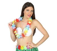 ATOSA collar hawaiano flores tropicales multicolor