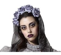 Atosa Diadema Halloween Novia Gris - Mujer Adulto