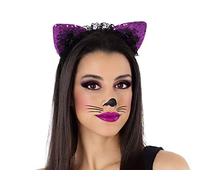 ATOSA diadema orejas animal morado brillante mujer adulto