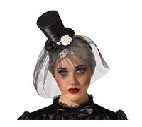 ATOSA diadema sombrero negro velo
