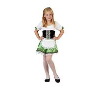 Atosa disfraz aleman niña infantil verde 3 a 4 años