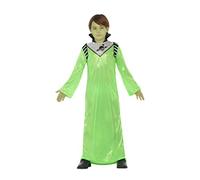 Atosa disfraz alien verde niño infantil túnica 3 a 4 años