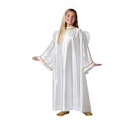 Atosa disfraz angel blanco niña infantil navideño 5 a 6 años