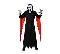 Atosa disfraz asesino negro con mascara hombre adulto XL