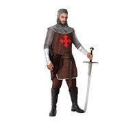Atosa disfraz caballero cruzadas adulto hombre adulto marrón XS