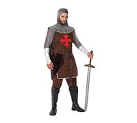 Atosa disfraz caballero cruzadas adulto hombre adulto marrón XXL