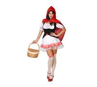 Atosa disfraz caperucita mujer adulto vestido M