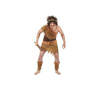 Atosa disfraz cavernicola hombre adulto neandertal XL