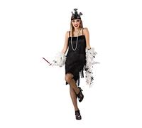 Atosa disfraz charleston negro adulto mujer adulto M