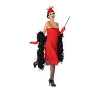 Atosa 66224 Disfraz Charleston M-L Mujer Rojo