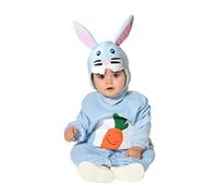 Atosa disfraz conejo niño bebé celeste 6 a 12 meses