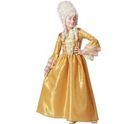 Atosa disfraz cortesana dorado niña infantil 3 a 4 años