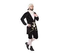 Atosa disfraz cortesano negro hombre adulto XL