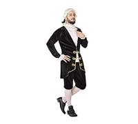 Atosa disfraz cortesano negro hombre adulto XL