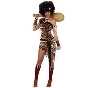 Atosa - Disfraz de cavernícola para mujer, talla 42-44 (10123)