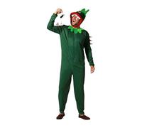 Atosa | Disfraz de Flor Adulto Hombre | Disfraces de Flores para Halloween, Carnaval, Fiestas Temáticas | Incluye Accesorio para la Cabeza, Mono Largo | Cómodo, Divertido y Original | XXL