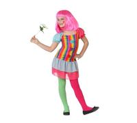 Atosa - Disfraz de payaso para niña, talla 5-6 años (23873)
