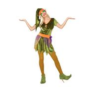Atosa disfraz duende mujer adulto verde XS