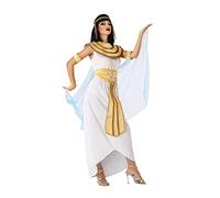 Atosa disfraz egipcia mujer adulto cleopatra blanco XS