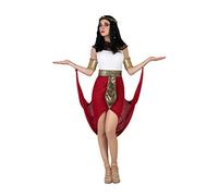 Atosa disfraz egipcia mujer adulto cleopatra rojo XS